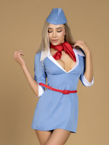 Костюм очаровательной стюардессы "Le Frivole" S/M